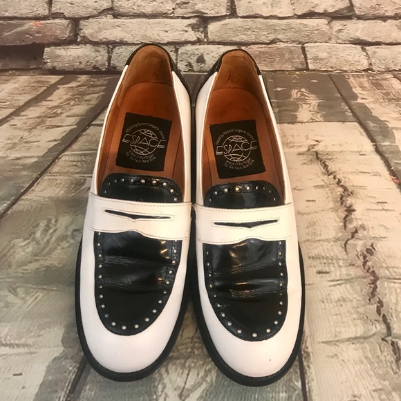 Espace Shoes - Robert Clergerie Vtg Espace Oxford Penny Loafers